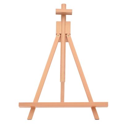 Wooden Folding Triangle Oil Painting Stand Solid Wood Easel
