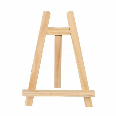 Round Head Bracket Solid Wood Oil Easel Mini Desktop Small Blackboard