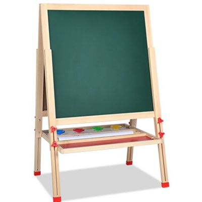 Hot Sale Art Display Double Side Magnetic Blackboard and whiteboard Drawing Board Easel for kids