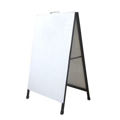 Floor metal stainless steel iron stand dry erase painting easel for children