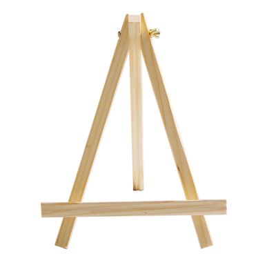 Hot sale top desk display felt letter table board wooden stand desktop photo easel for wedding