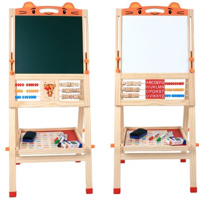 Outdoor free standing floor blackboard easel for art display