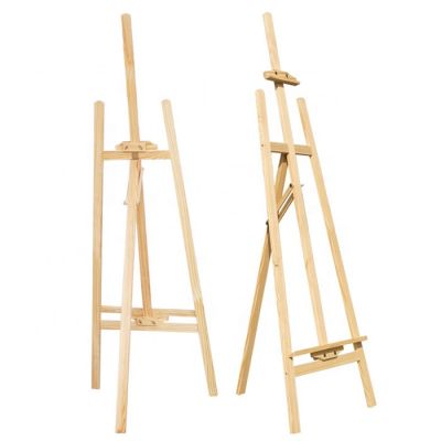 High Quality Wood Triangle Hanging Frame Easel stand part for Advertising