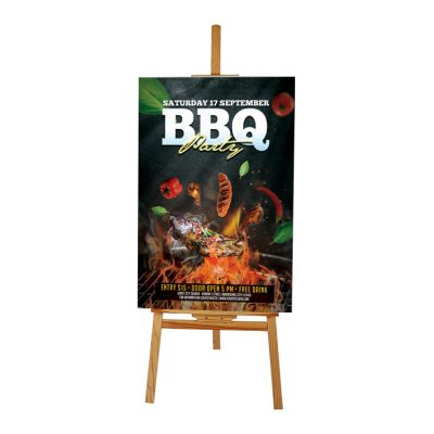 Wooden Painting Easel For Art Work Display