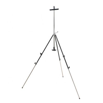 Steel High level Silver Color Steel Adjustable Portable Foldable Aluminum Painting Standing Kids Art Easel