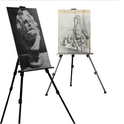 Ultra Thick Iron Display Plein Air Aluminum Easy to Carry and Set up Easel for Painting