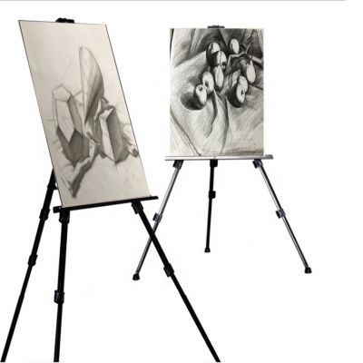 Hot Seller Metal Foldable Adjustable Cavalletto Pittura Steel Easy Folding Artist Sketch Box Easel Stand for Display