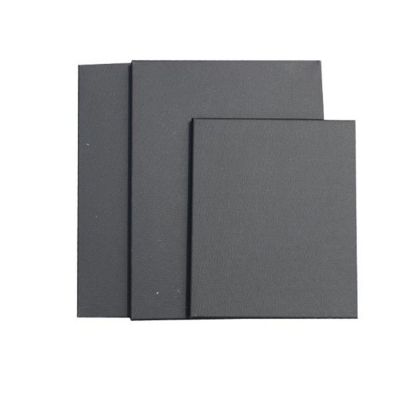 Wholesale 280/380g Cotton Blank Black Artist Painting Stretched Canvas Panels with Pine Wood Frame