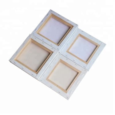 Hot sale wholesale high quality stretched canvas with 380g 100% cotton mini blank painting canvas