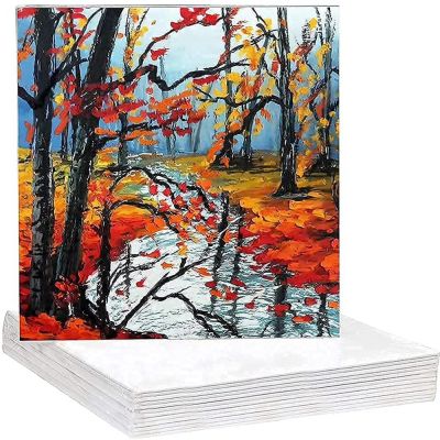 Wholesale 280g Cotton Blank Canvas Panels for Painting Custom Size Canvas Drawing Board