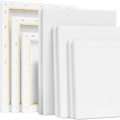 Artist Canvas Stretched 30x40cm Cotton Canvas Pine Wood Frame Custom Canvas Board for Gouach and Acrylic paint