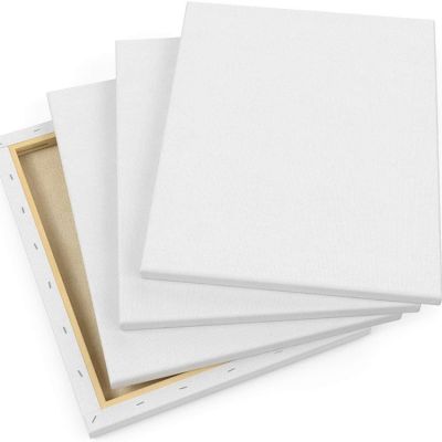 2021 Blank stretched cotton painting canvas art canvas with wooden frame