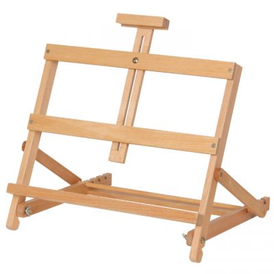 High quality beech wood small easel for student drawing tabletop easel
