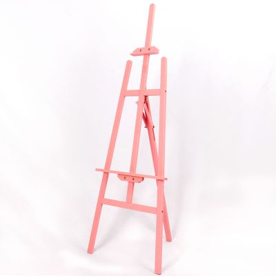 Wholesale high quality beginner's simple art tripod stand easel - pink