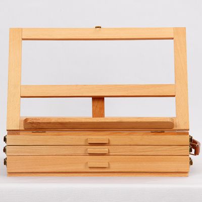 Wholesale free samples imported red beech wood student desktop small easel