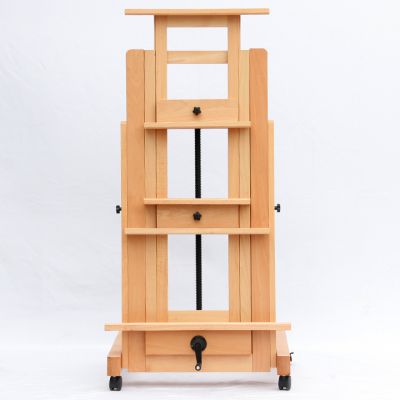 High quality wood easel for artists with different angles adjustable