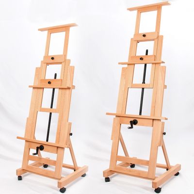 High quality single rocker wooden adjustable art easel