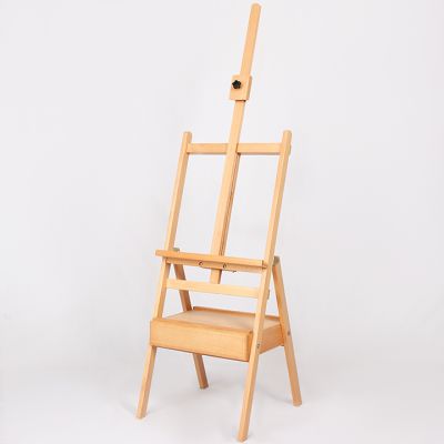 Wholesale easel painting station wood with drawer easels