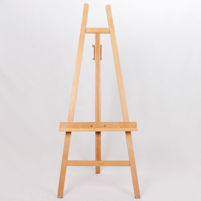 Portable wooden three-leg standing easel folding beech painting easel
