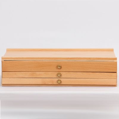 High quality high quality convenient wooden student painting easel box