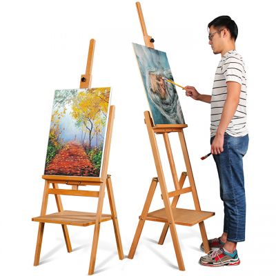 Easel art students special folding lift with drawer beech wood easel children adult studio special easel wholesale