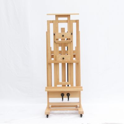 High quality double rocker wooden art easel professional artist master wood painting studio easel