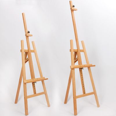 Adjustable height standing floor easel display easel for both children and adults