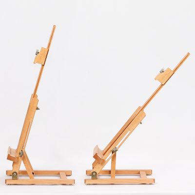 Customized high quality beech wood artist desktop easel