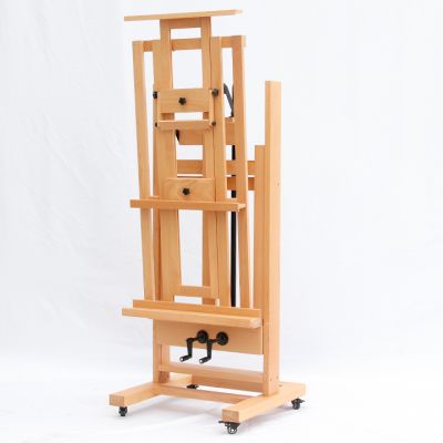 Custom high quality wooden easel height adjustable studio easel large easel