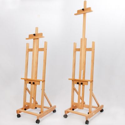 High quality and adjustable beech easel studio display easel