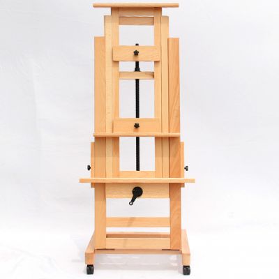 Master professional beech easel sketch painting display easel with wheels