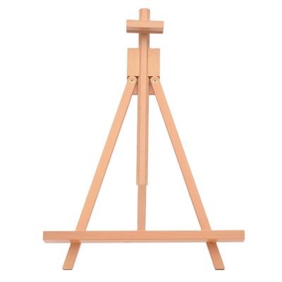 Factory direct sale mini beech wood easel small wood display stand, used to display small canvas business card photo decorative