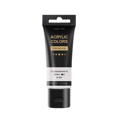 Amazon hot sale 30 color plastic hose 75ml acrylic paint children graffiti paint