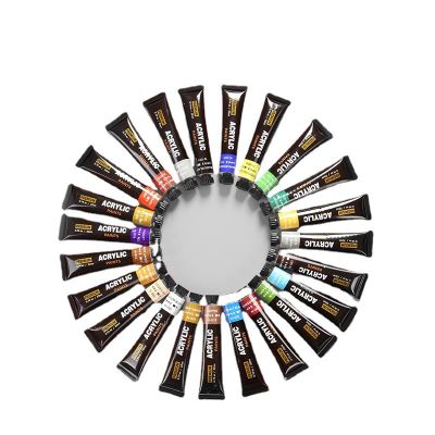 22ML High Quality Art Drawing Acrylic Paint Set Colors for Canvas Wood Fabric Ceramic and Crafts