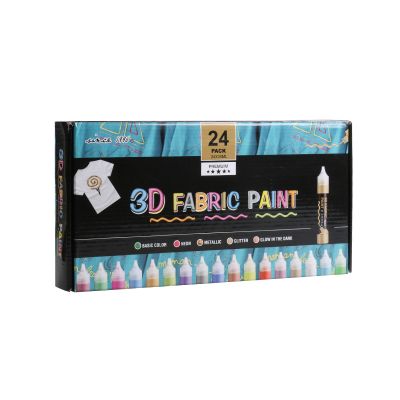 Factory wholesale 30ml acrylic paint set cross-border 24.36 color plastic hose