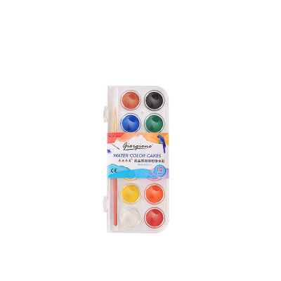 Amazon Hot Sale 24 Colors Watercolor Paint Cakes Set