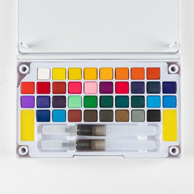 Watercolor Paint Set 36 Color Professional Painting Watercolor Paint Various Types Plastic Palette