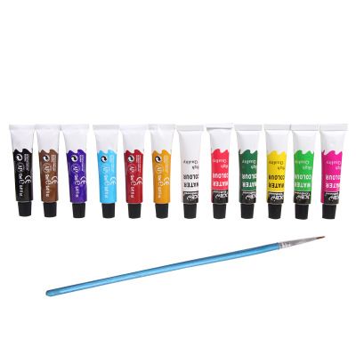 Environmental-friendly Artist Oil Paint 12-Tubes oil paint set with painting brush