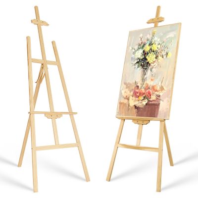 Large easel for learning wood easel for artist drawing gouache oil painting easel