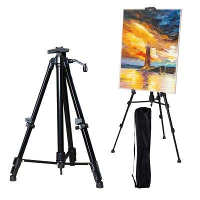 Home learning metal easel multifunctional lifting aluminum alloy painting easel