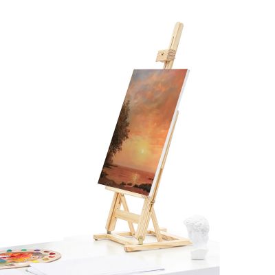 factory direct sale High Quality Portable adjustable tabletop wooden table easel
