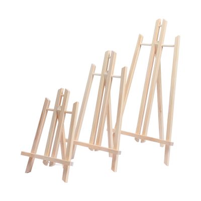 Painting Art Tools 40cm Multifunctional Phone Stand Mini Wooden Desktop Easel