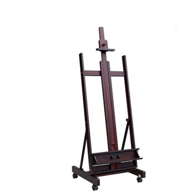 2022 hot sale high quality wooden art adjustable folding multifunctional display stand paint canvas and easel