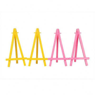 High Quality Mini desktop easel plastic children easel pine small easel miniature mobile phone display stand For Wholesale