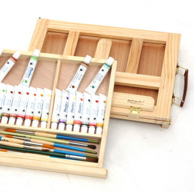 New Products Amazon Hot Sale Sketch Desk Drawer Pine Wooden Painting Easel for Painting