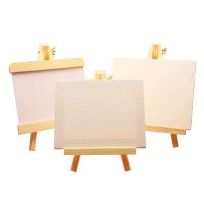 Professional Factory Mini Wood Desktop Easels Frame Set Wholesale Drawing Stand for Kids Painting14*20cm