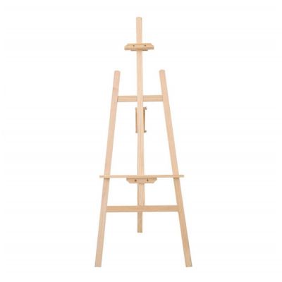 175cm or150cm Pine wood easel for display and painting studio