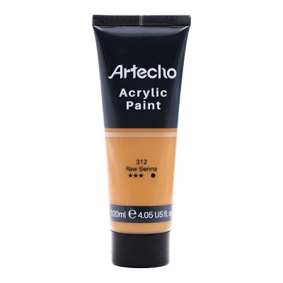 Acrylic Paint for Art Paint, Decorate, Raw Sienna 4.05 Ounce/120ml Acrylic Paint Supplies for Wood, Fabric, Crafts