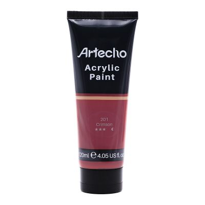 Acrylic Paint for Art Paint, Decorate, Crimson Red 4.05 Ounce/120ml Acrylic Paint Supplies for Wood, Fabric, Crafts