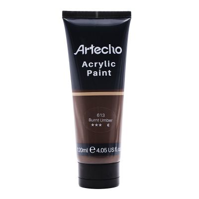 Acrylic Paint for Art Paints, Decorate, Burnt Umber 4.05 Ounce/120ml Acrylic Paint Supplies for Wood, Fabric, Crafts